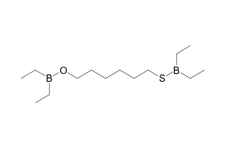 (6-diethylboranyloxyhexylthio)-diethyl-borane