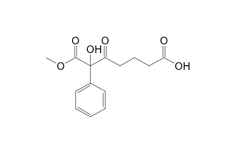 2-Hydroxy-3-oxo-2-phenylpimelic acid 1-methyl ester