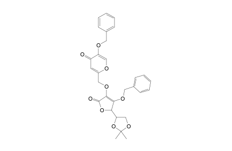 3-O-BENZYL-2-O-(5-BENZYLOXY-4-H-PYRAN-4-ONE-2-METHYL)-5,6-O-ISOPROPYLIDENE-L-ASCORBIC_ACID