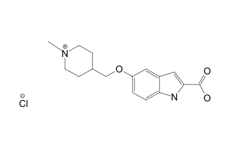 5-[(1-Methylpiperidin-4-yl)methoxy]-1H-indole-2-carboxylic acid hydrochloride