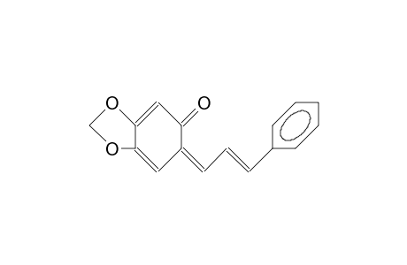 3,4-Methylenedioxy-6-(3-phenyl-allylidene)-2,4-cyclohexadienone