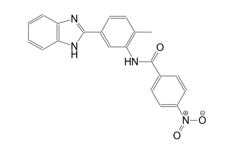 benzamide, N-[5-(1H-benzimidazol-2-yl)-2-methylphenyl]-4-nitro-