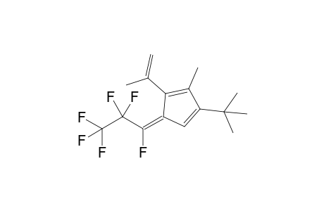 4-(tert-Butyl)-3-methyl-1-(perfluoropropylidene)-2-(propen-2-yl)cyclopentadiene