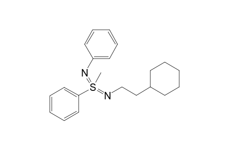 N-(2-Cyclohexylethyl)-N'-phenyl-S-methyl-S-phenyl sulfondiimine