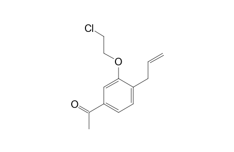 4'-Allyl-3'-(2''-chloroethoxy)acetophenone