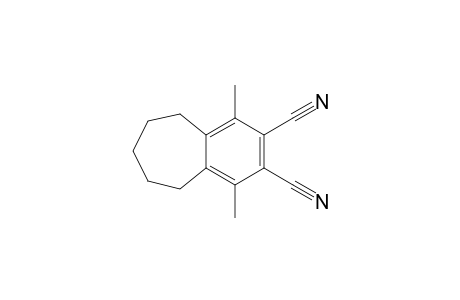 5H-Benzocycloheptene-2,3-dicarbonitrile, 6,7,8,9-tetrahydro-1,4-dimethyl-