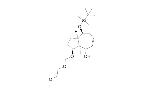 4-[(tert-Butyldimethyl)siloxy]-1-[(2-methoxyethoxy)methoxy]-1.alpha.,2,3,3a.alpha.,4.alpha.,5,8.beta.,8a.alpha.-octahydroazulen-8-ol