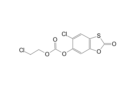 carbonic acid, 2-chloroethyl 5-chloro-2-oxo-1,3-benzoxathiol-6-yl ester