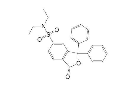 N,N-Diethyl-1,3-dihydro-1-oxo-3,3-diphenyl-5-isobenzo-furansulfonamide