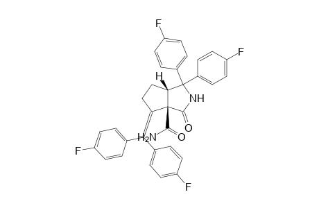 8-[Bis(4-fluorophenyl)methylene]-1-carbamoyl-4,4-bis(4-fluorophenyl)-3-azabicyclo[3.3.0]octan-2-one