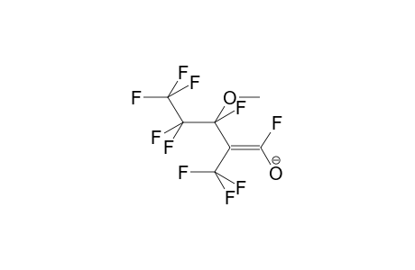 (E)-3-METHOXYPERFLUORO-2-METHYLPENT-1-EN-1-YLATE ANION