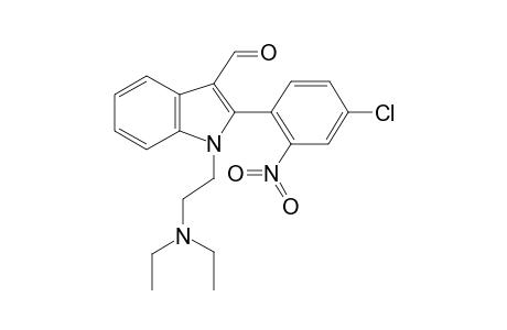 2-(4-Chloro-2-nitrophenyl)-1-[2-(diethylamino)ethyl]-1H-indole-3-carbaldehyde