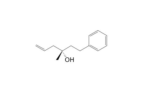 (3S)-3-Methyl-1-phenylhex-5-en-3-ol