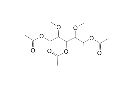 1,3,5-Tri-O-acetyl-6-deoxy-2,4-di-O-methylhexitol