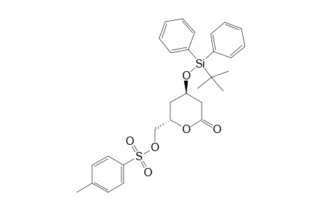 (4R,6S)-4-TERT.-BUTYLDIPHENYLSILYLOXY-6-(PARA-TOSYLOXYMETHYL)-TETRAHYDROPYRAN-2-ONE