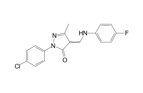 1-(4-Chlorophenyl)-4-[(4-fluorophenylamino)methylen]-3-methyl-2-pyrazolin-5-one