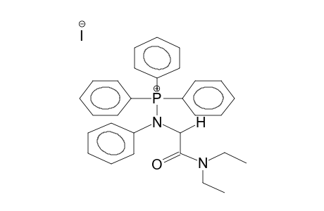 TRIPHENYL(N-PHENYL-N-DIETHYLAMIDOCARBONYLMETHYLAMINO)PHOSPHONIUM IODIDE