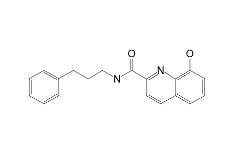 N-(3-PHENYLPROPYL)-8-HYDROXY-QUINOLINE-2-CARBOXAMIDE