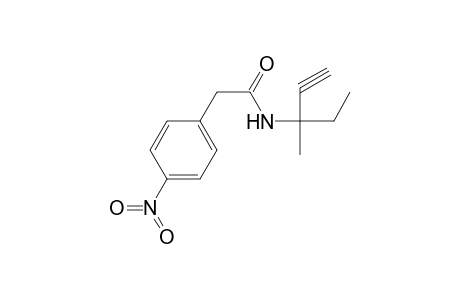 Acetamide, N-(1-ethyl-1-methylprop-2-ynyl)-2-(4-nitrophenyl)-