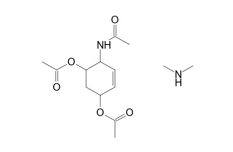 CYCLOHEXENE, 3R-ACETAMIDO-4C,6C-BIS(ACETOXY)-5T-DIMETHYLAMINO-