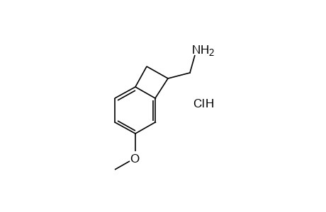 4-METHOXYBICYCLO[4.2.0]OCTA-1,3,5-TRIENE-7-METHYLAMINE, HYDROCHLORIDE