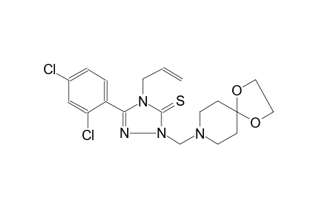4-allyl-5-(2,4-dichlorophenyl)-2-(1,4-dioxa-8-azaspiro[4.5]dec-8-ylmethyl)-2,4-dihydro-3H-1,2,4-triazole-3-thione
