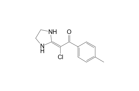 2-Chloranyl-2-imidazolidin-2-ylidene-1-(4-methylphenyl)ethanone
