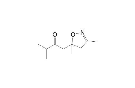 3,5-Dimethyl-5-(3-methyl-2-oxobutyl)-2-isoxazoline