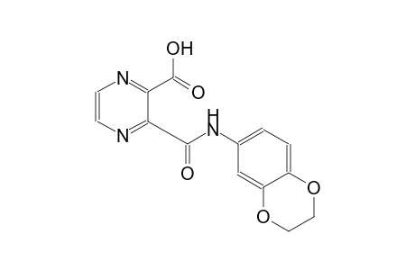 2-pyrazinecarboxylic acid, 3-[[(2,3-dihydro-1,4-benzodioxin-6-yl)amino]carbonyl]-