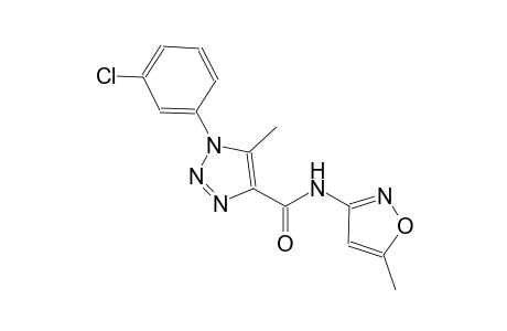 1H-1,2,3-triazole-4-carboxamide, 1-(3-chlorophenyl)-5-methyl-N-(5-methyl-3-isoxazolyl)-