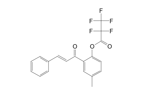 2'-Hydroxy-5'-methylchalcone, pentafluoropropionate