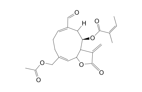15-(Acetoxy)-8.beta.-[angeloyloxy]-14-oxo-(4Z)-acanthospermolide