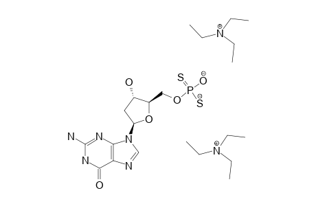 2'-DEOXYGUANOSIN-5'-YL_PHOSPHORODITHIOATE_DITRIETHYLAMMONIUM_SALT