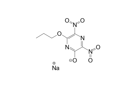 6-PROPOXY-2-HYDROXY-3,5-DINITRO-PYRAZINE-NATRIUM-SALT