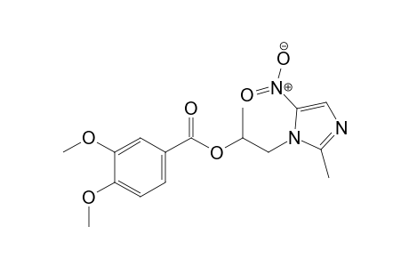 1-(2'-Methyl-5'-nitro-1'H-imidazol-1'-yl)propan-2-yl-3,4-dimethoxybenzoate