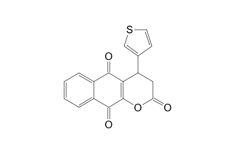 4-(3-Thienyl)-3,4-dihydrobenzo[g]chromene-2,5,10-trione