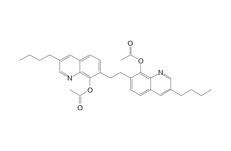 1,2-Bis(8-acetoxy-3-n-butylquinolin-7-yl)ethane