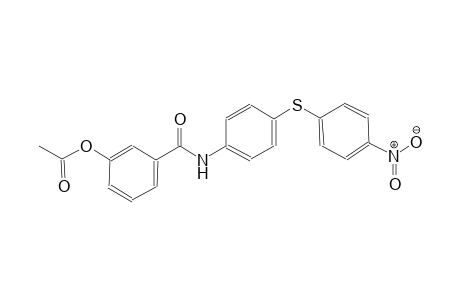 3-({4-[(4-nitrophenyl)sulfanyl]anilino}carbonyl)phenyl acetate