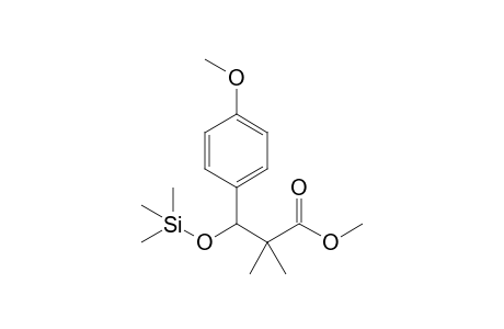 Methyl 2,2-dimethyl-3-trimethylsiloxy-3-(4-methoxyphenyl)propionate