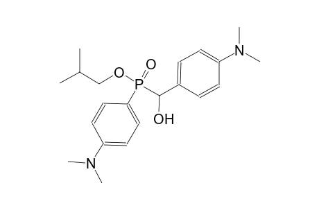 isobutyl 4-(dimethylamino)phenyl[[4-(dimethylamino)phenyl](hydroxy)methyl]phosphinate