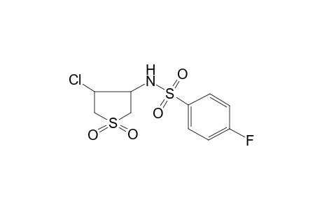 N-(4-chloro-1,1-diketo-thiolan-3-yl)-4-fluoro-benzenesulfonamide