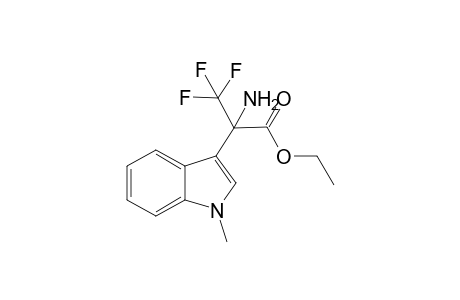 Ethyl 2-amino-3, 3, 3-trifluoro-2-(1-methyl-1H-indol-3-yl)propanoate