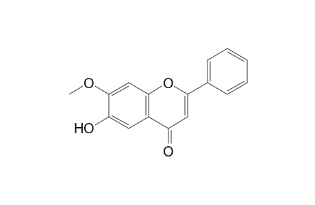 6-Hydroxy-7-methoxyflavone
