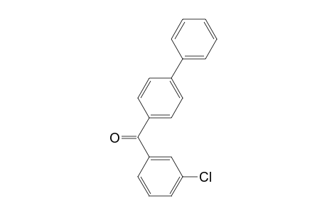 4-Biphenylyl 3-chlorophenyl ketone