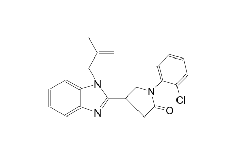 2-pyrrolidinone, 1-(2-chlorophenyl)-4-[1-(2-methyl-2-propenyl)-1H-benzimidazol-2-yl]-