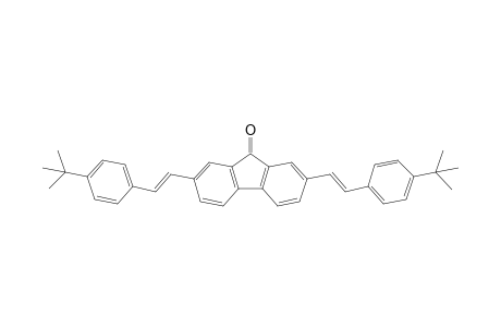 2,7-bis{2'-[4"-(t-Butyl)phenyl]ethenyl}-9H-fluoren-9-one