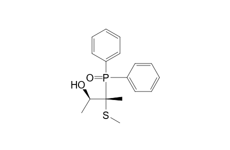 2-Butanol, 3-(diphenylphosphinyl)-3-(methylthio)-, (R*,R*)-