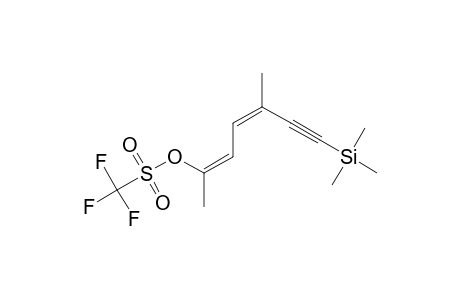 Methanesulfonic acid, trifluoro-, 1,4-dimethyl-6-(trimethylsilyl)-1,3-hexadien-5-ynyl ester, (Z,Z)-