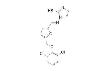 4-[((E)-{5-[(2,6-dichlorophenoxy)methyl]-2-furyl}methylidene)amino]-4H-1,2,4-triazole-3-thiol