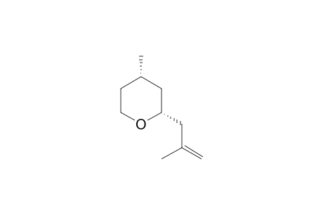 cis-(2R,4S)-4-methyl-2-(2-methylallyl)-tetrahydropyran